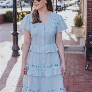 Rachel Parcell tiered maxi dress